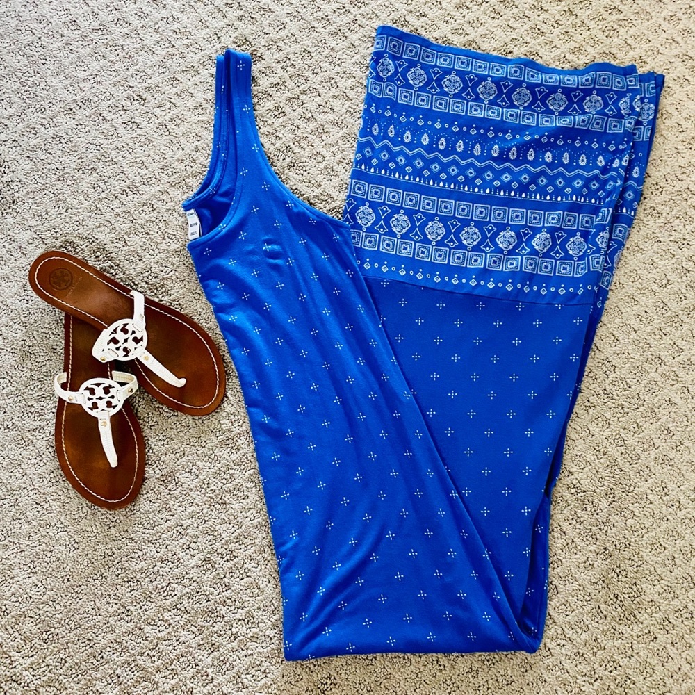 LIKE NEW! Blue maxi dress
